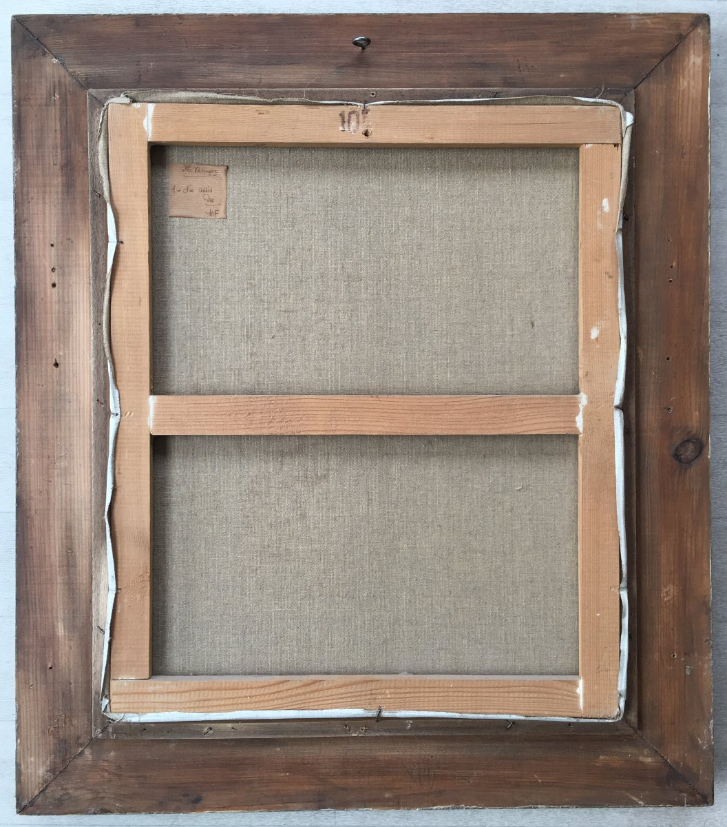 Painting Of A Female Nude By Maurice Ehlinger (1896-1981)-photo-2