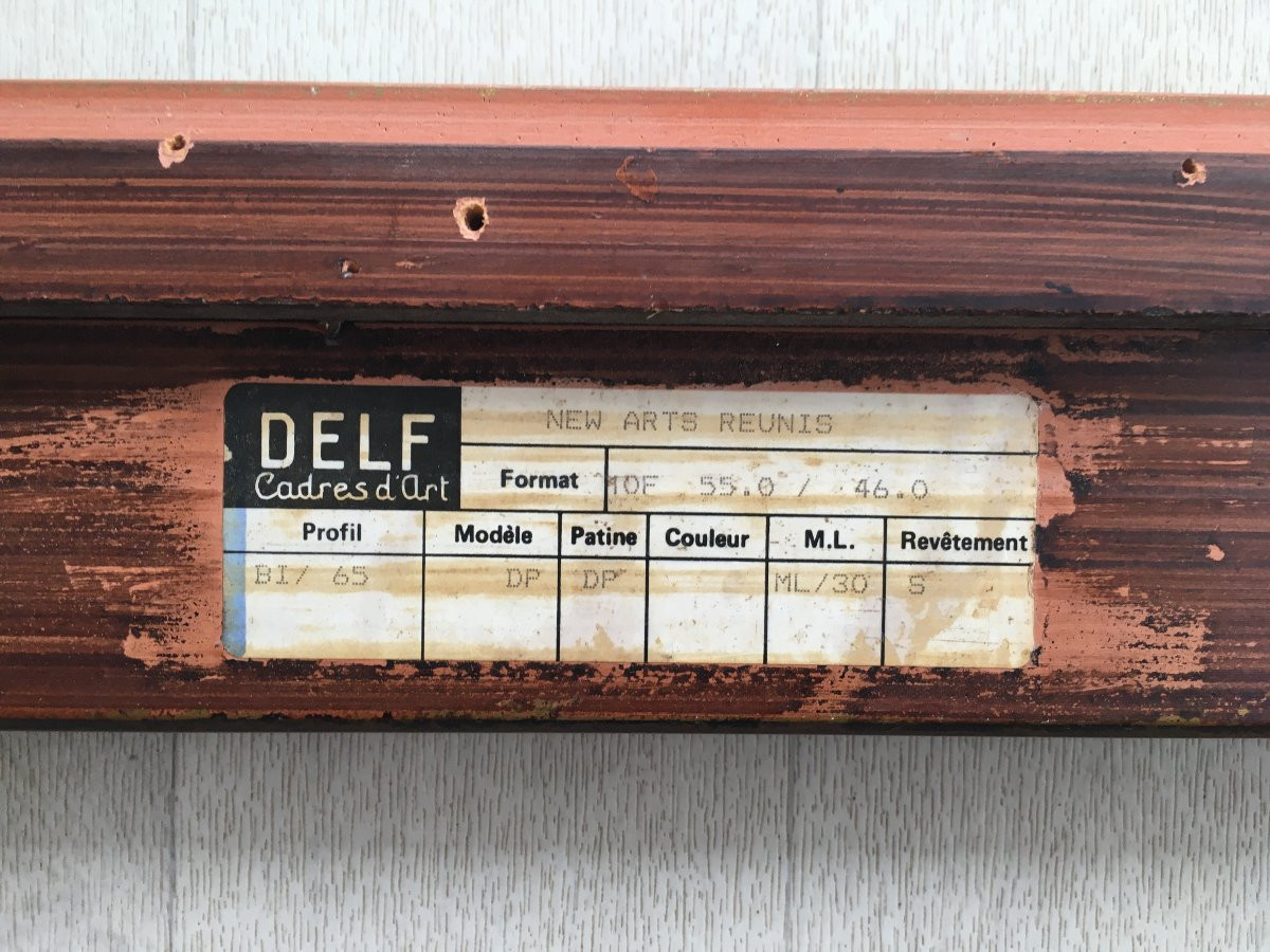 cadre Delf format 10F pour tableau 55x46cm-photo-4