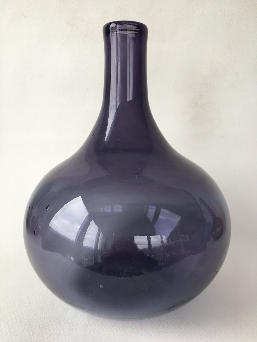 Bottle Vase, Claude Morin Glassworks, Dieulefit-photo-4