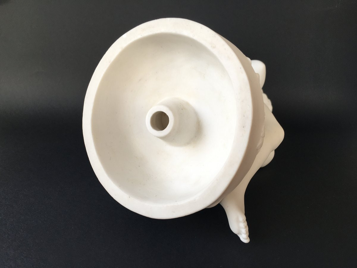 Biscuit Manufacture Nationale de Sèvres amour menaçant de Falconet porcelaine-photo-8