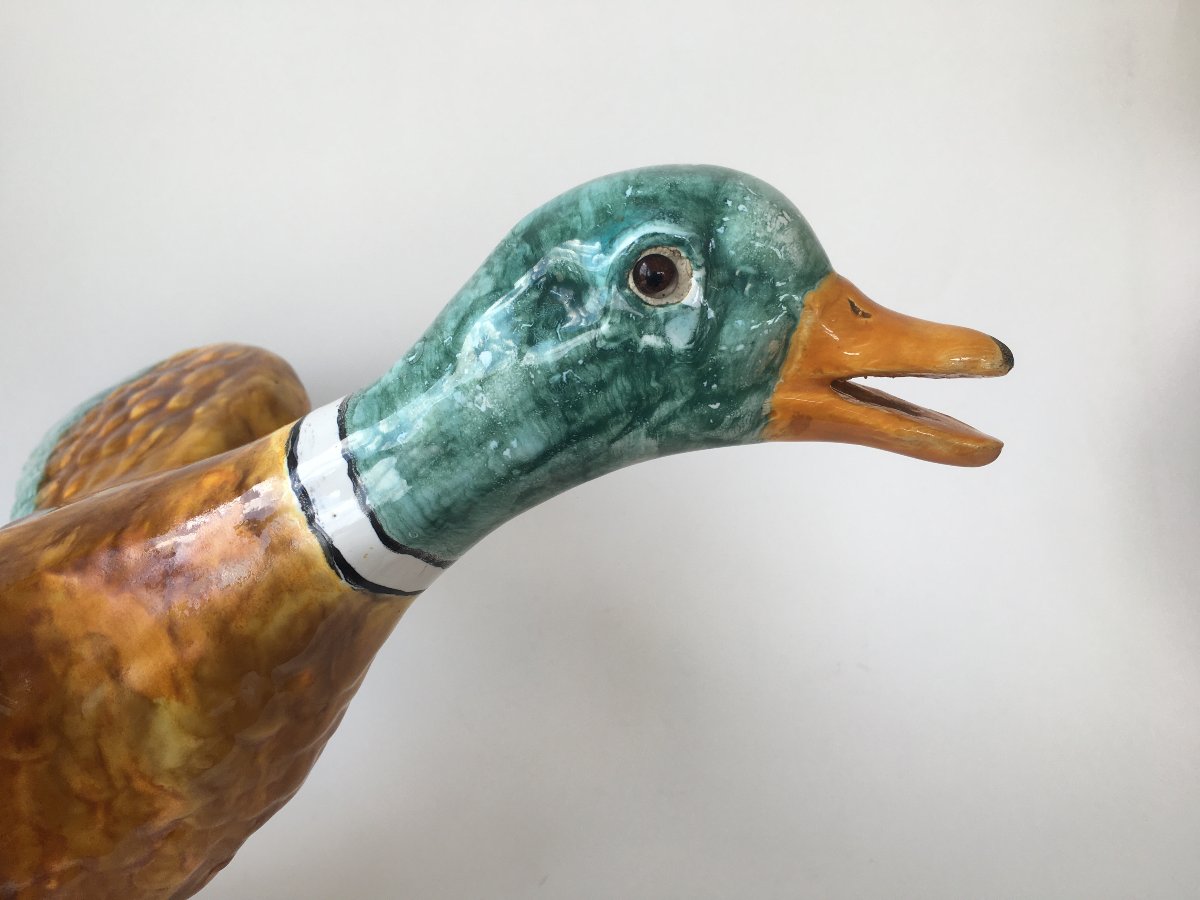 Canard en faïence de Bavent fabrication TN (Tuilerie Normande)-photo-2