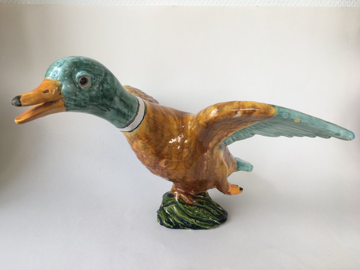 Canard en faïence de Bavent fabrication TN (Tuilerie Normande)-photo-2