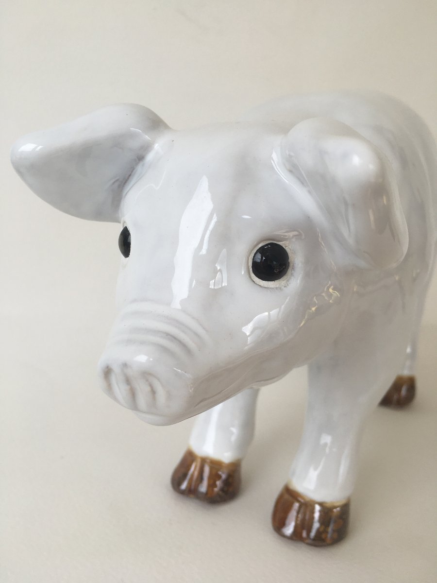 Faïence de Bavent Poterie du Mesnil cochon-photo-2