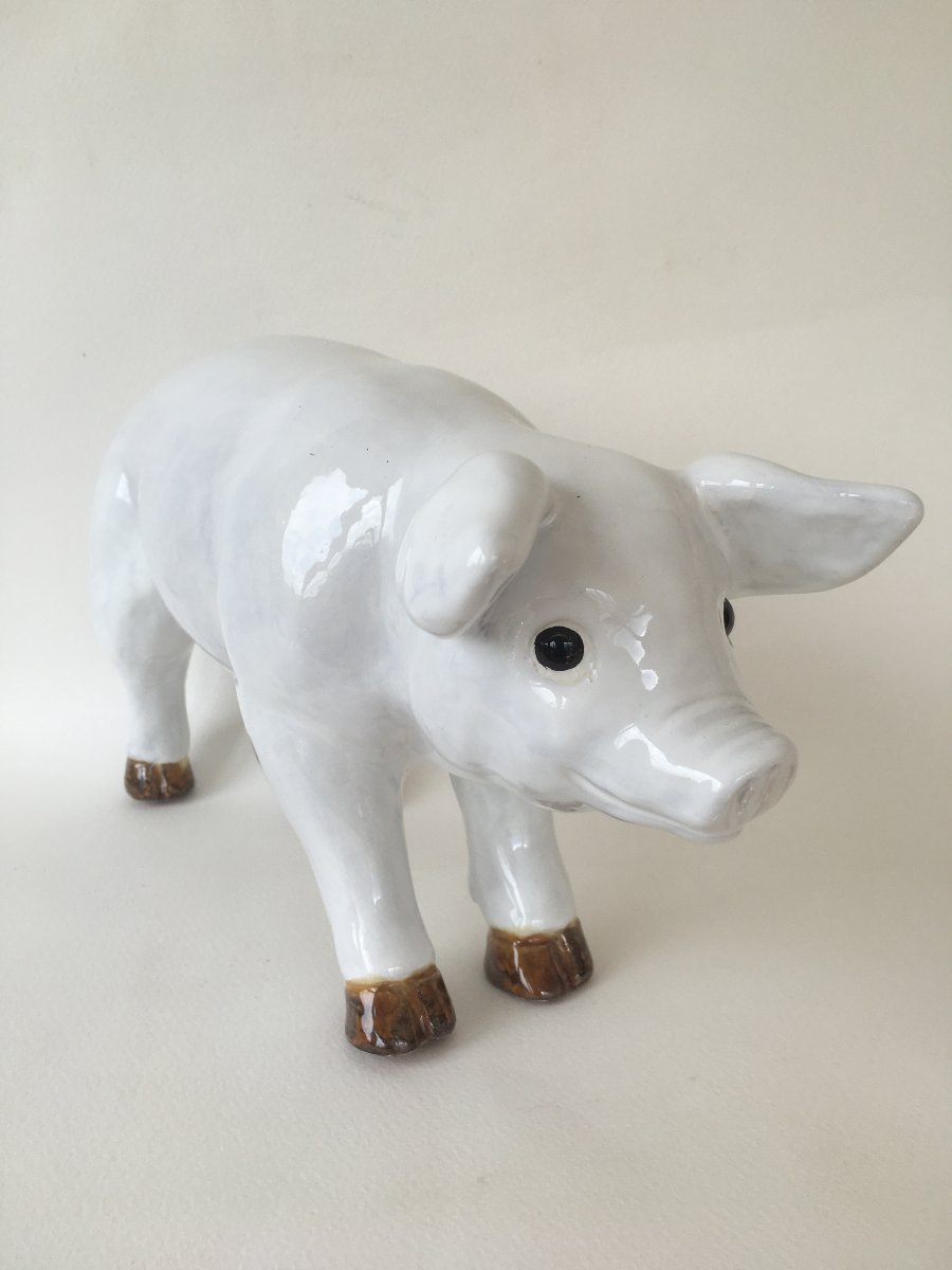 Faïence de Bavent Poterie du Mesnil cochon-photo-4