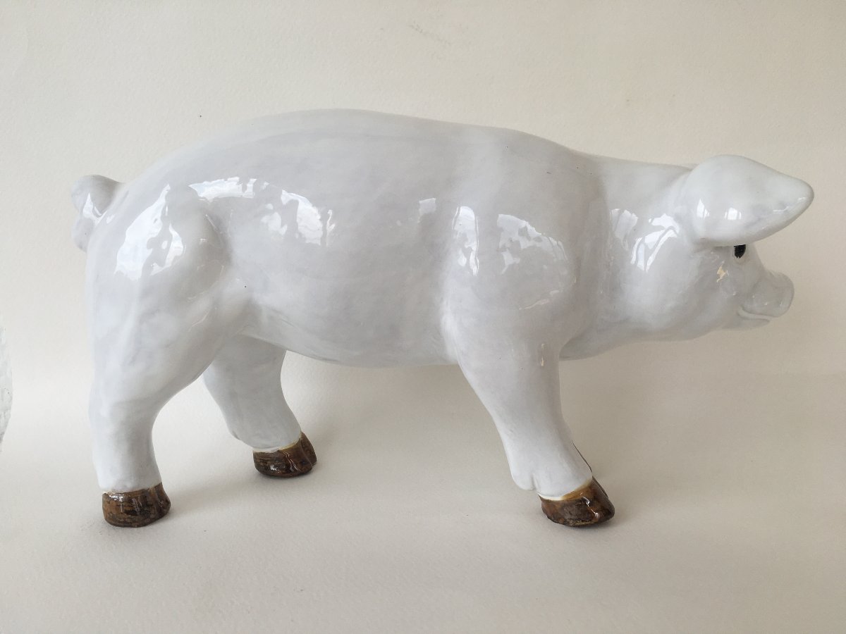 Faïence de Bavent Poterie du Mesnil cochon-photo-1