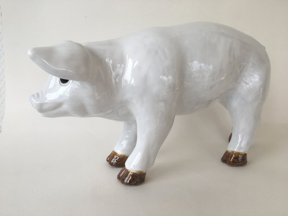 Faïence de Bavent Poterie du Mesnil cochon-photo-4