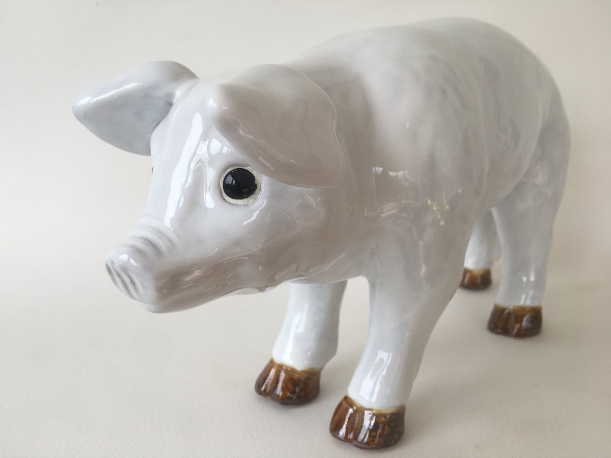 Faïence de Bavent Poterie du Mesnil cochon