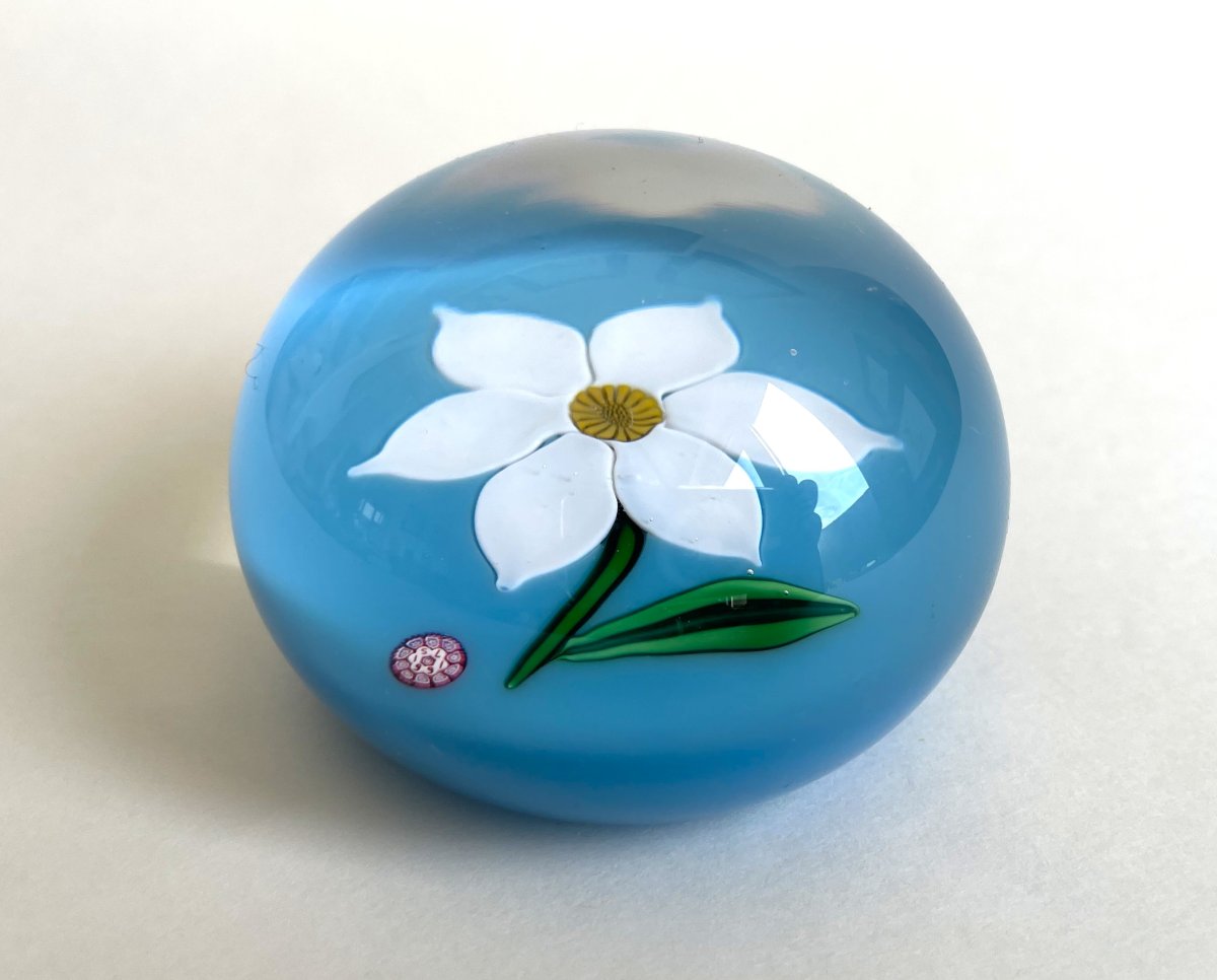 Saint Louis "sulfure Cristal" Paperweight, 1982-photo-4