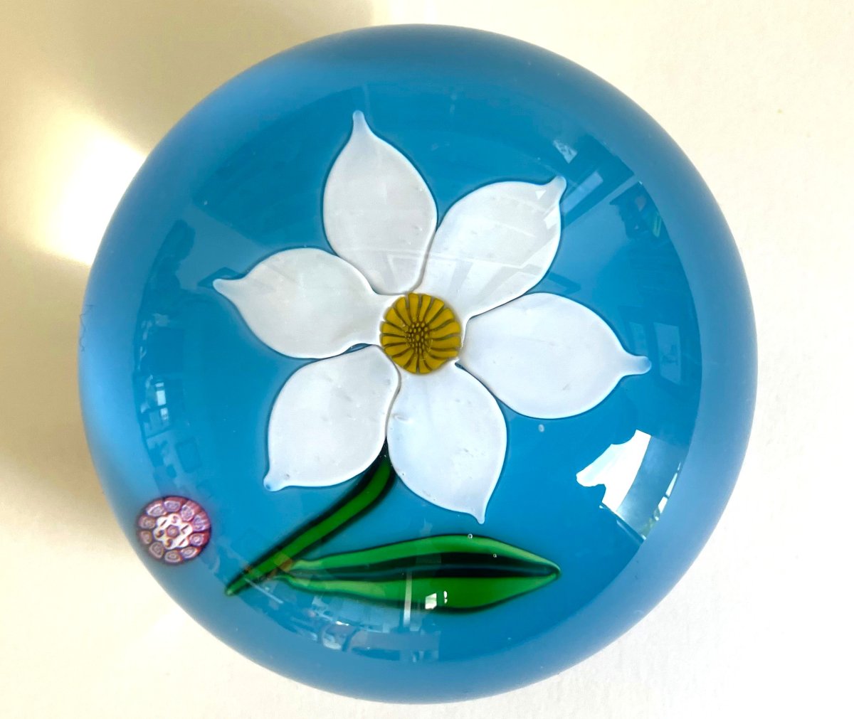Saint Louis "sulfure Cristal" Paperweight, 1982