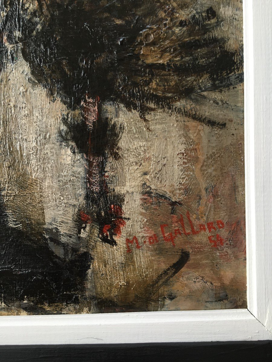 Hsp Table Painting Michel De Gallard Young Painting-photo-2
