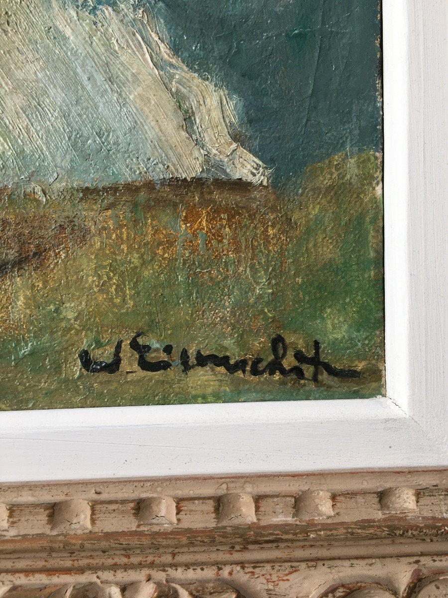 Tableau Peinture Willy Eisenschitz 1889-1974 Peintre De l' Ecole De Paris-photo-4