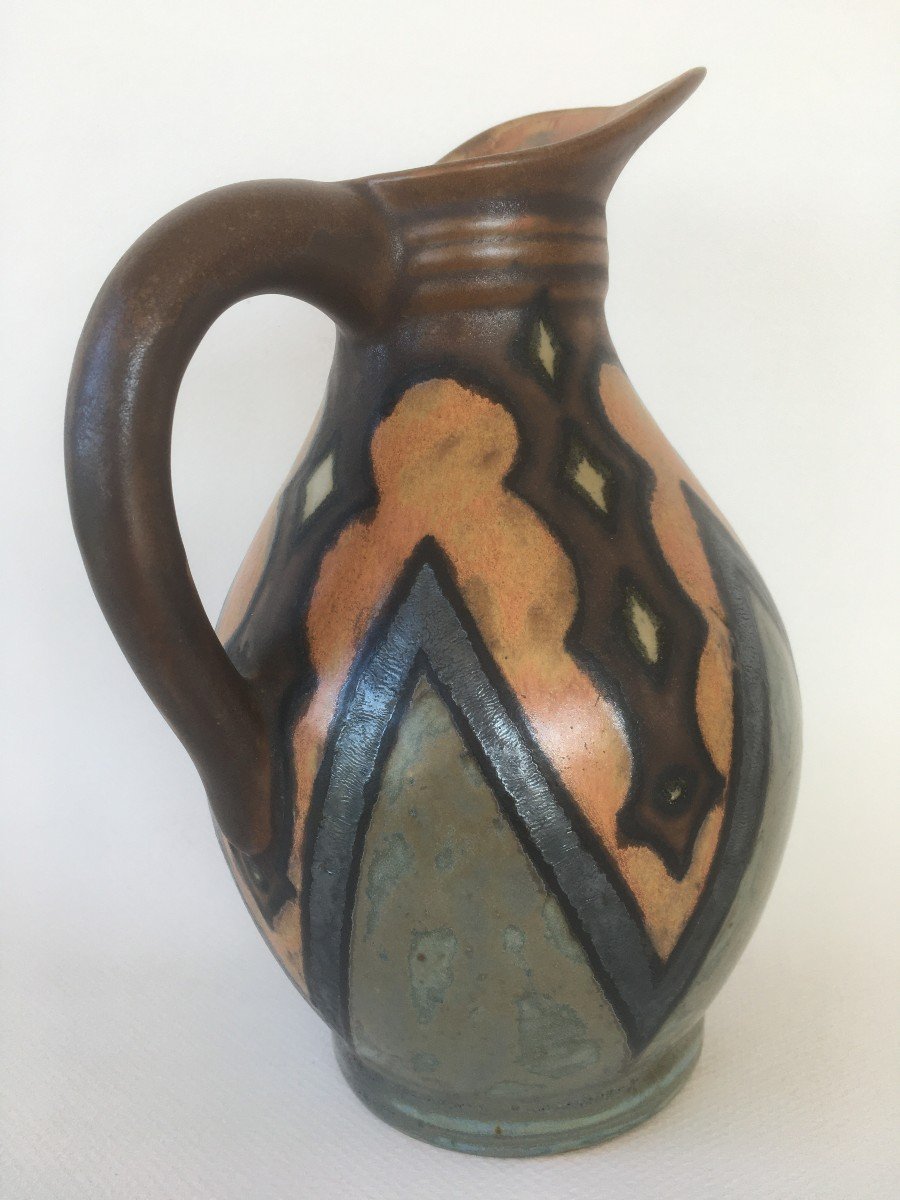 Pitcher Vase In Sandstone Odetta Hb Quimper-photo-1