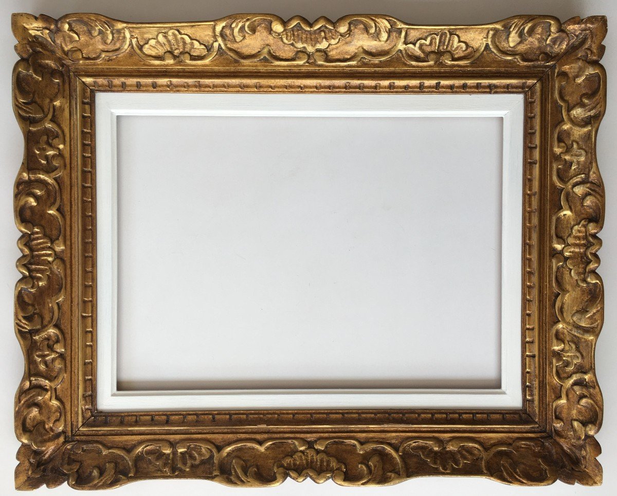 Cadre Montparnasse Doré 8p Pour Tableau Peinture 46x33cm