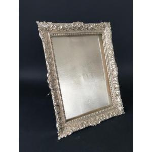 Photo Frame In Silver Bronze Napoleon III Period
