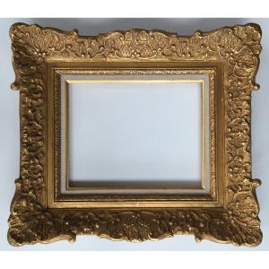 cadre doré format 3F pour tableau 27x22cm