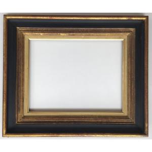 Black And Gold 5f Frame For A 35x27 Cm Painting