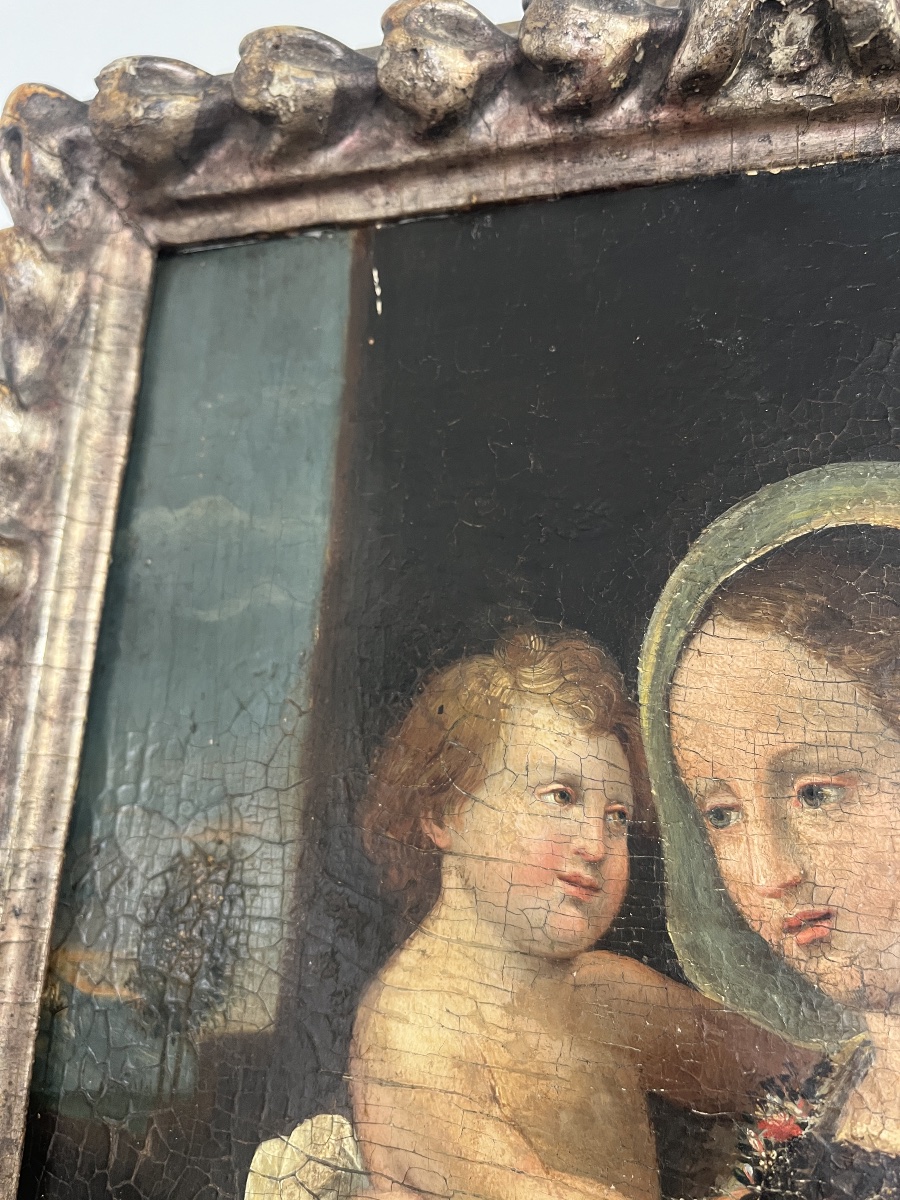 17th-century Painting Of The Virgin And Child-photo-2