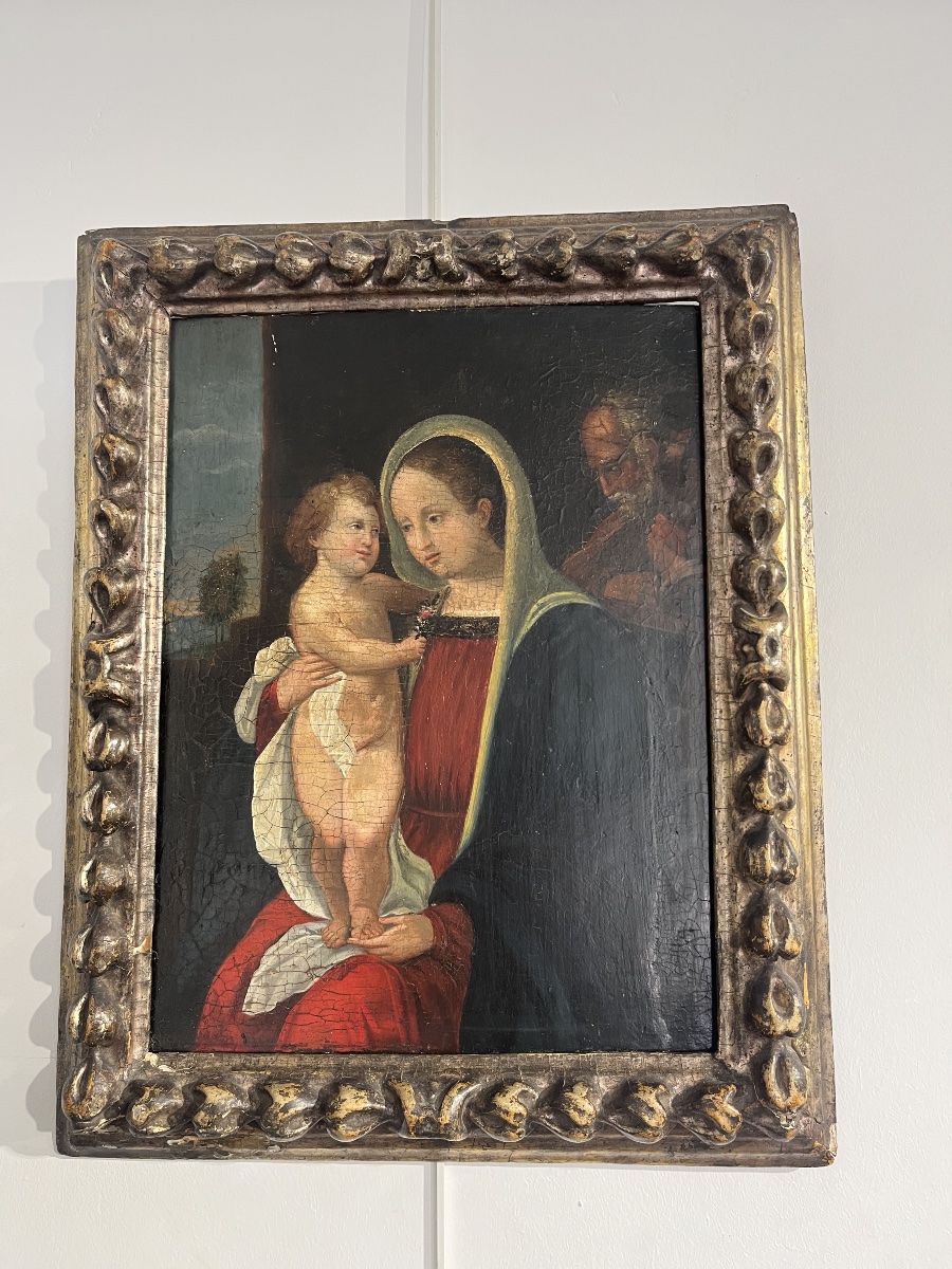 17th-century Painting Of The Virgin And Child