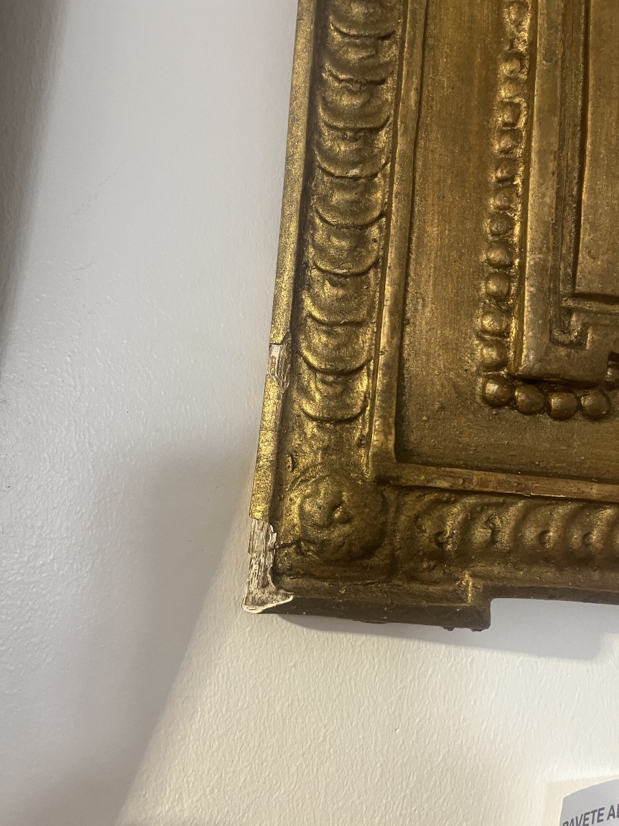 Élément de Retable bois doré -photo-2