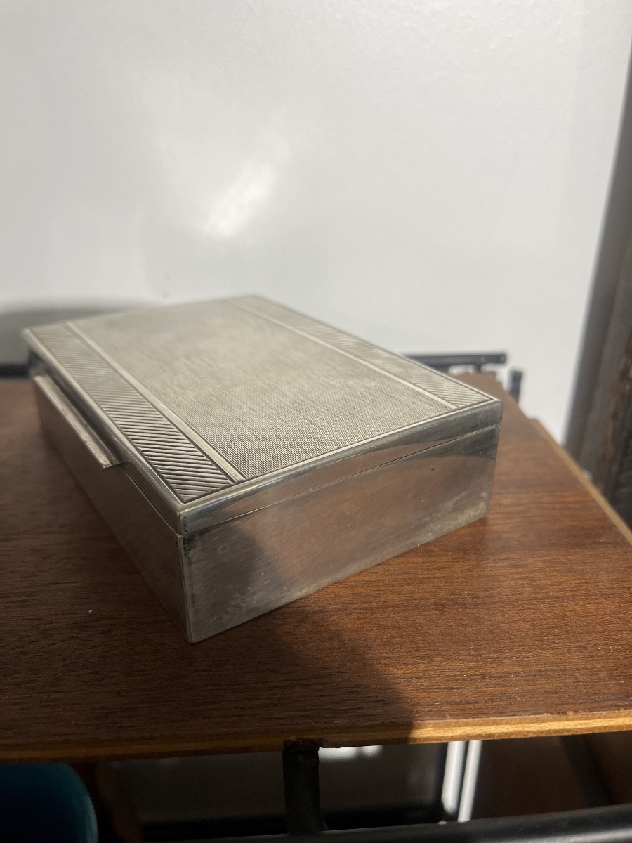 Coffret Art déco en argent -photo-3