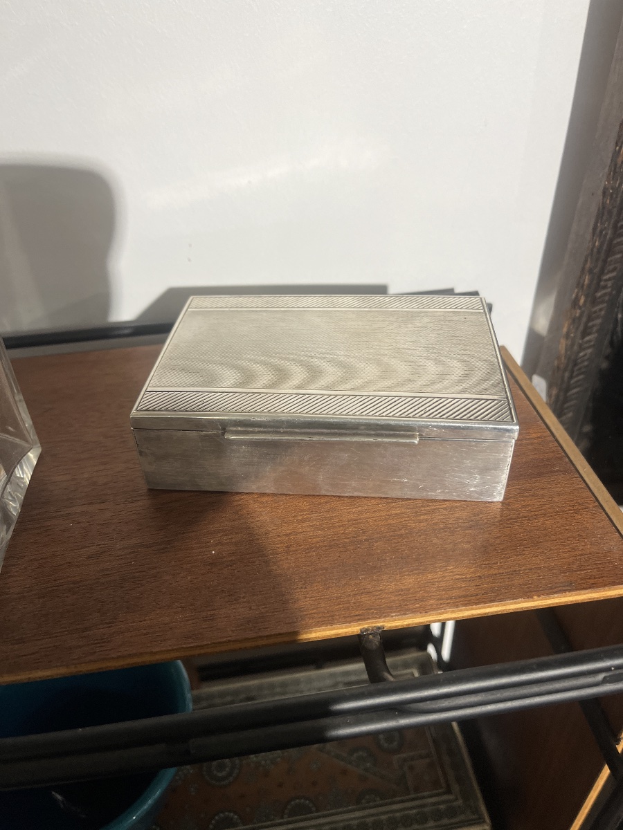 Coffret Art déco en argent -photo-4