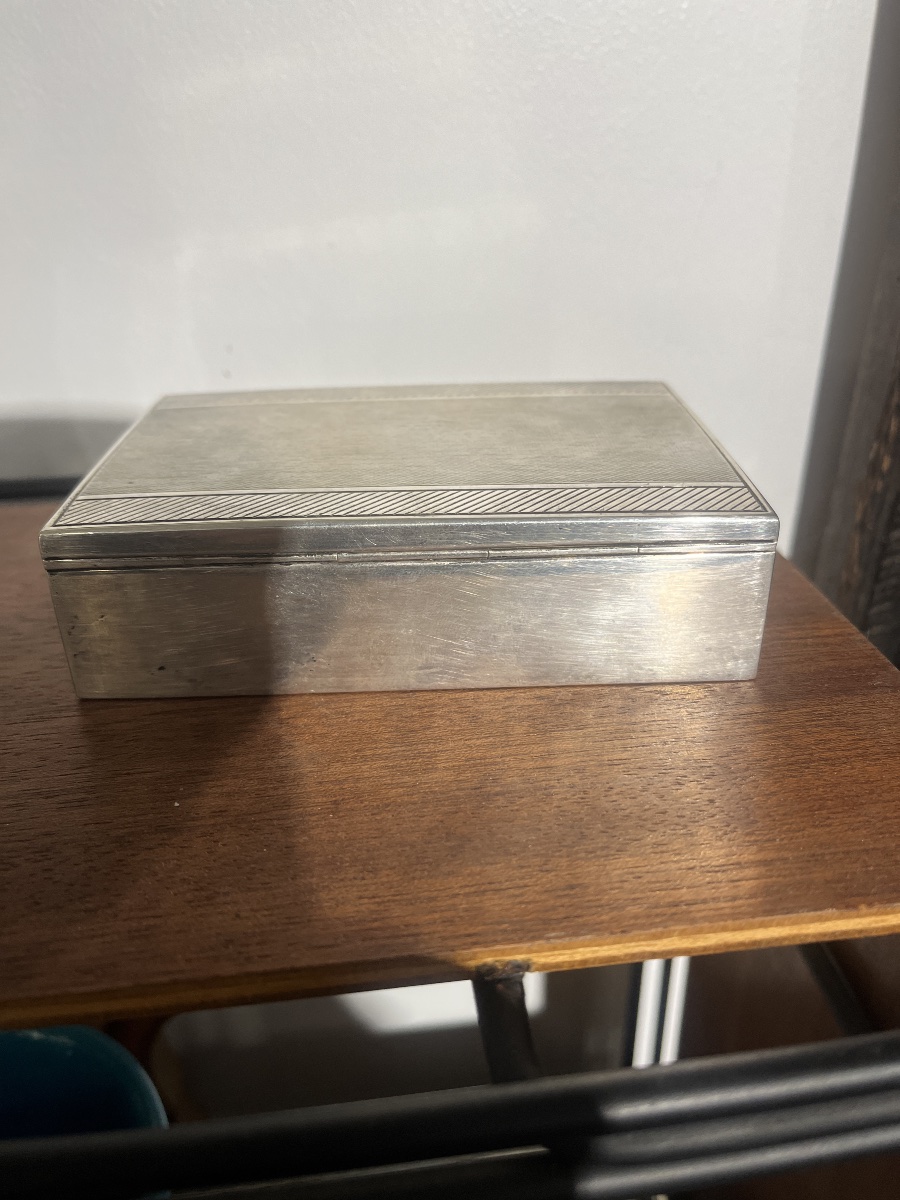 Coffret Art déco en argent -photo-1