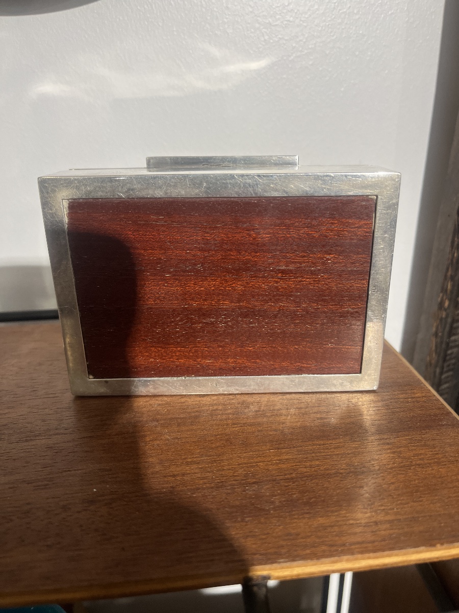 Coffret Art déco en argent -photo-2