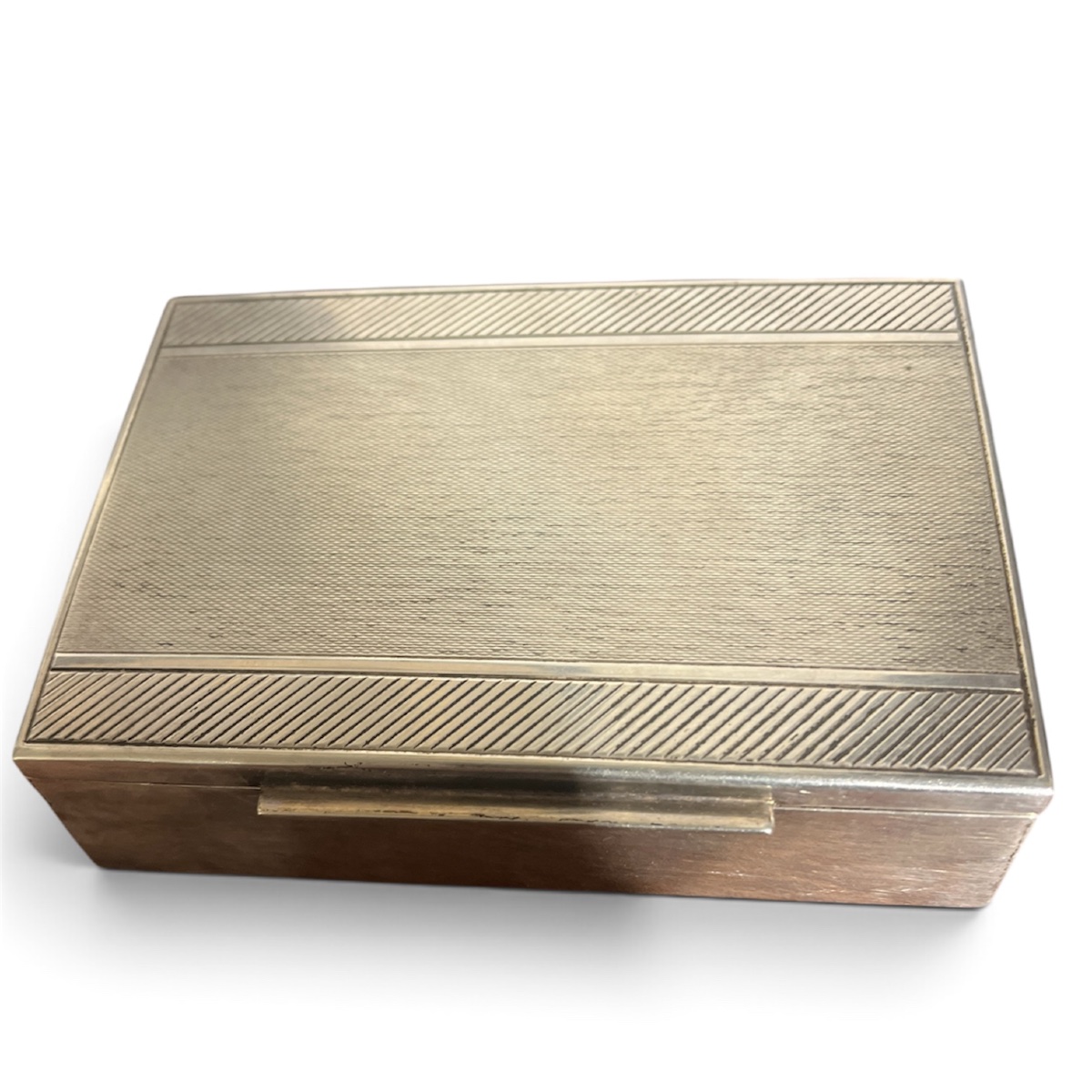 Coffret Art déco en argent 