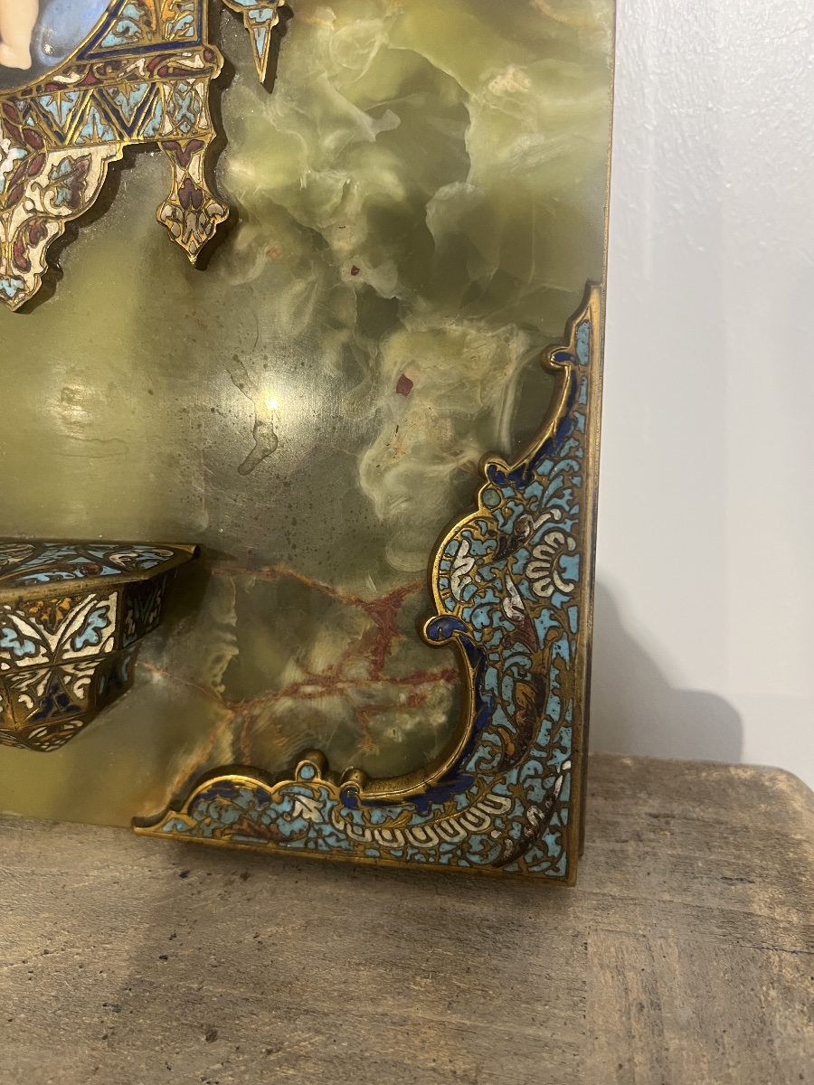 Large 19th-century Holy Water Font-photo-4