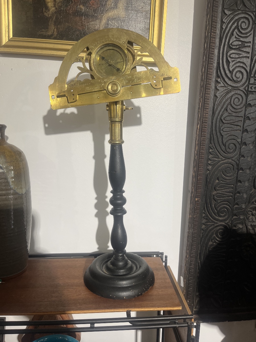 Rare graphomètre XVIII -photo-2
