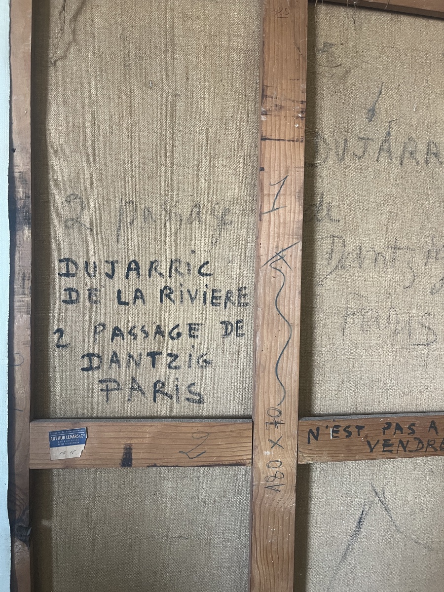 Grand Tableau de  Dujarric  180  x72-photo-2