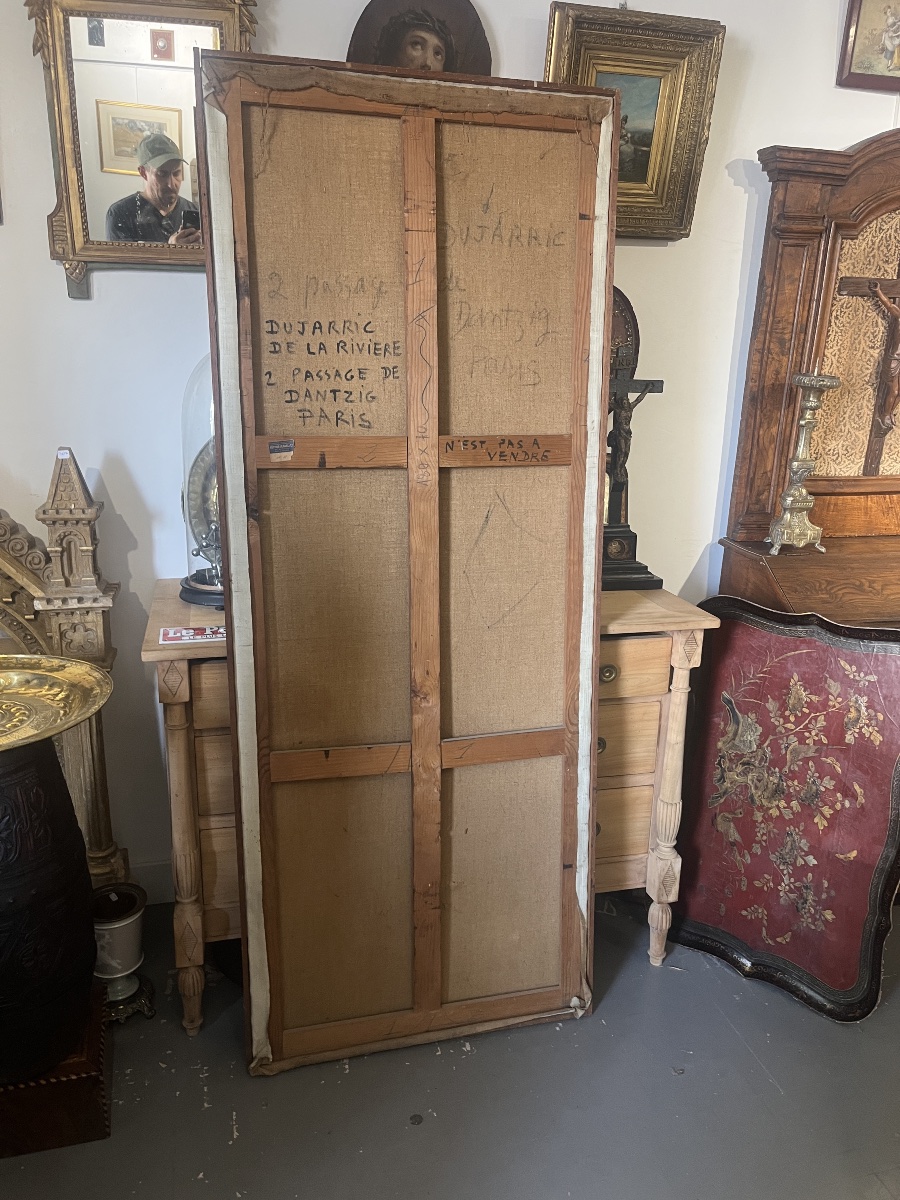 Grand Tableau de  Dujarric  180  x72-photo-2