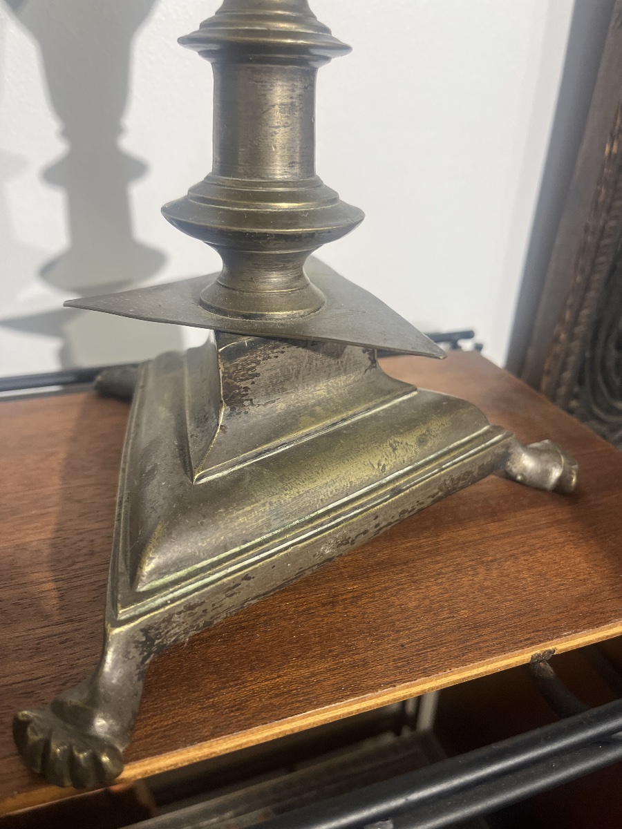 Bougeoir XVII bronze -photo-2