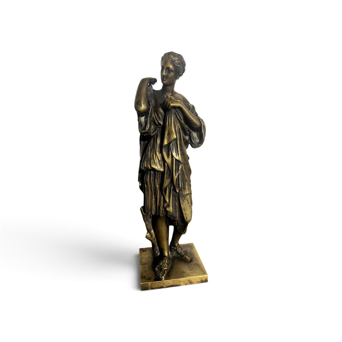 Diane de Gabies –  bronze XIXe siècle-photo-2