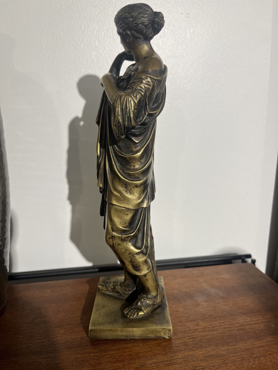 Diane de Gabies –  bronze XIXe siècle-photo-4