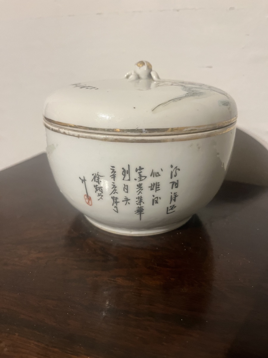 Pot couvert Chine XIX e-photo-3