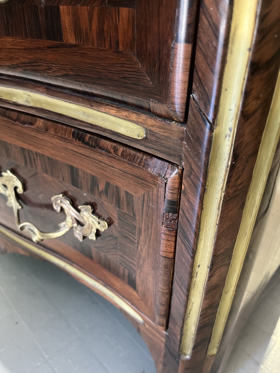 Commode entre - deux époque Régence XVIII -photo-5