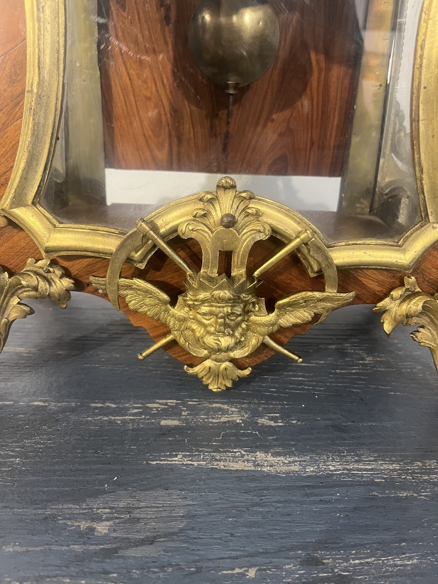 Period Louis XV Cabinet Signed By Thuret And Billon In Senlis – 18th Century-photo-3