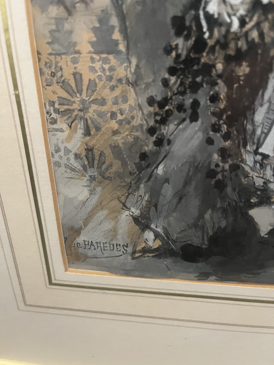 Vicente de Paredes – Projet de tombola artistique pour la Fondation Alphonse XIII Biarritz -photo-2