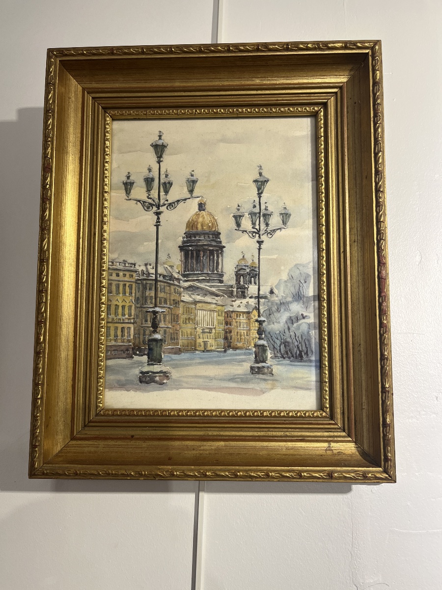 Watercolor Painting Of St. Petersburg