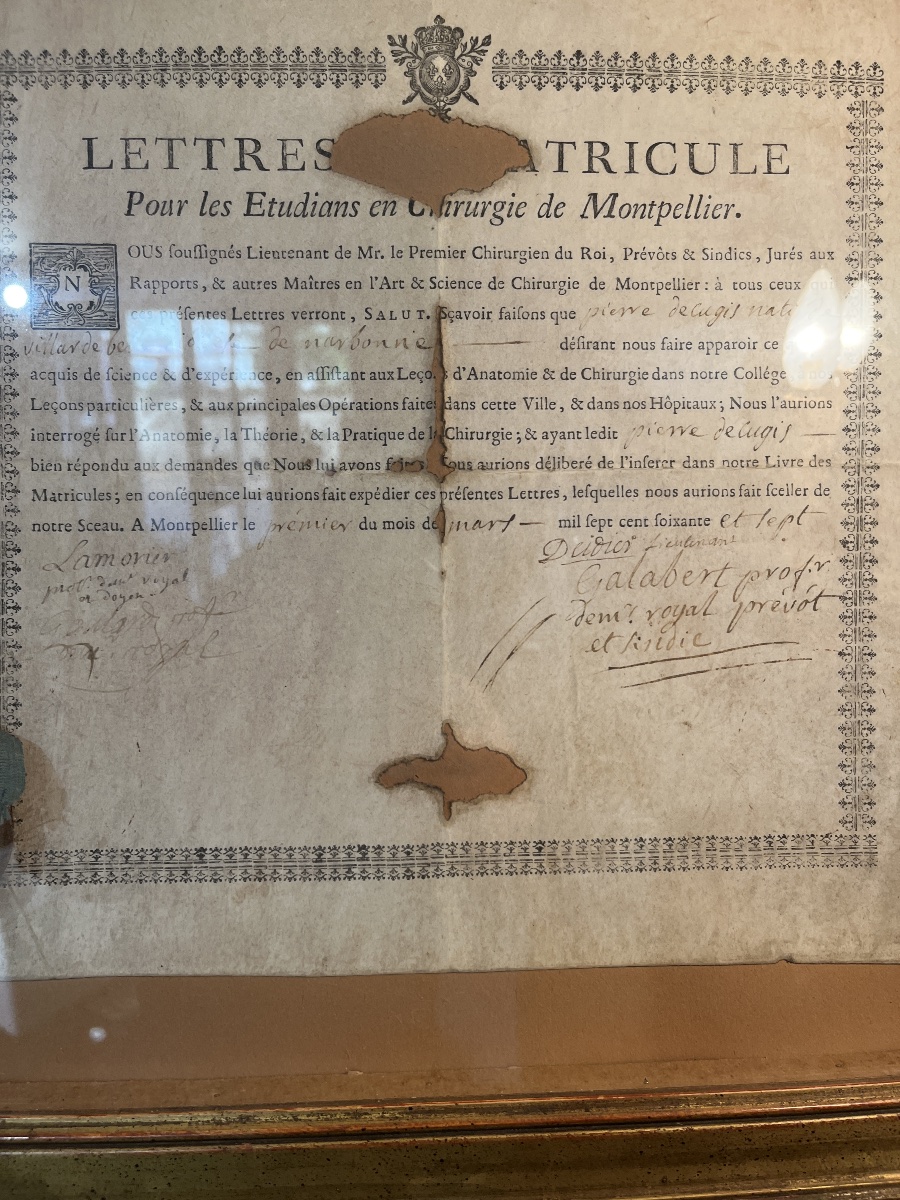Enlistment Letters From The Montpellier Surgical Corps – 1767-photo-3