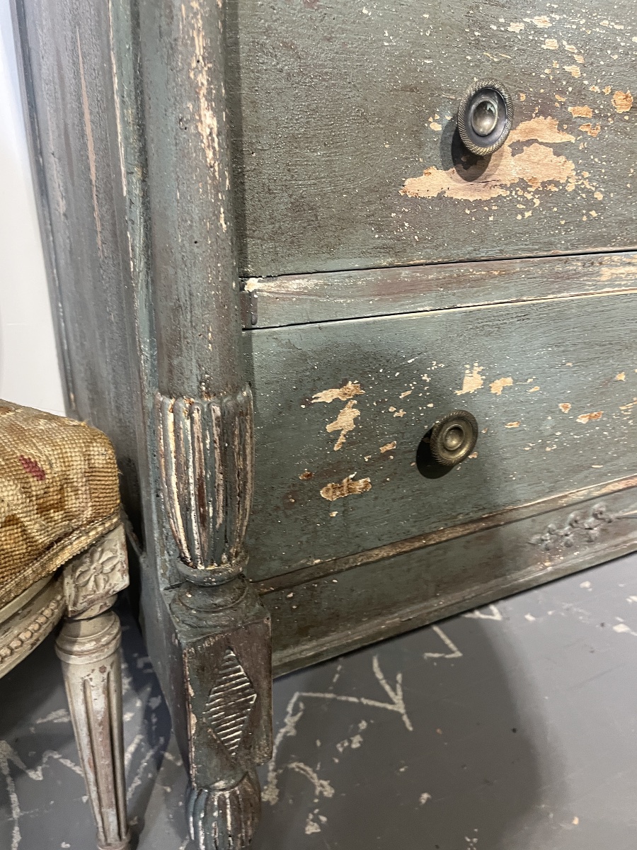 Commode de style Directoire, finition patinée à l’ancienne-photo-1