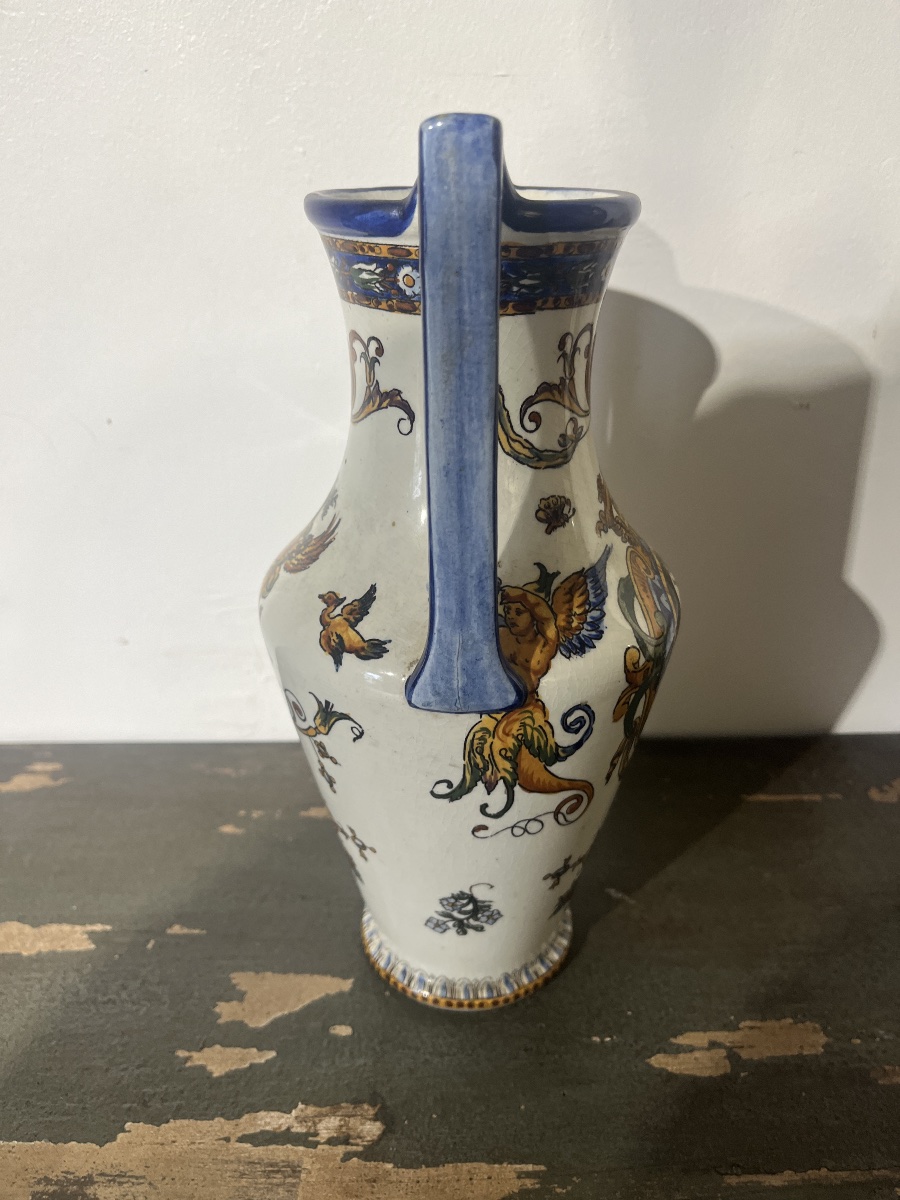 Gien Vase With Renaissance Design -photo-4