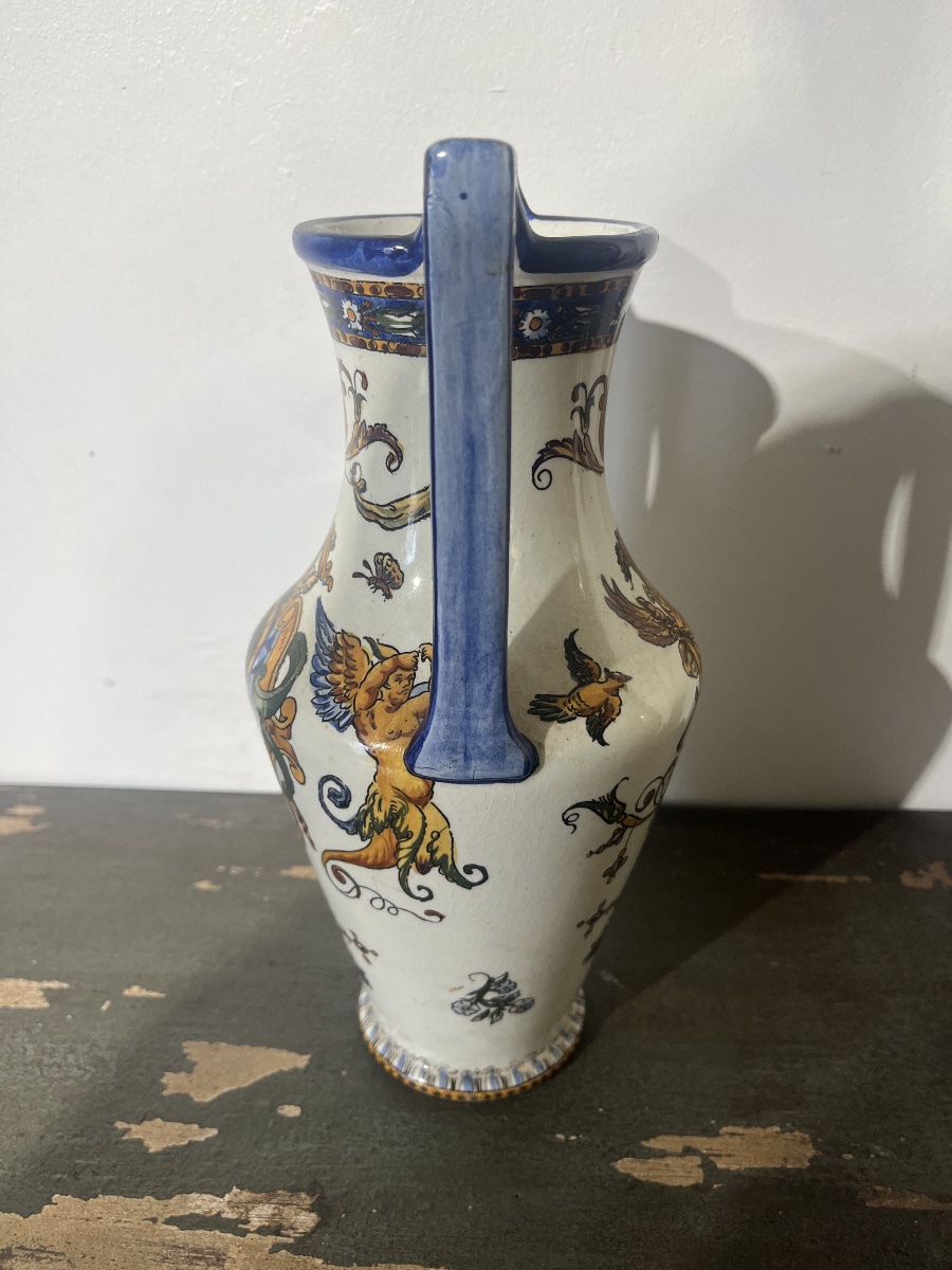 Gien Vase With Renaissance Design -photo-2