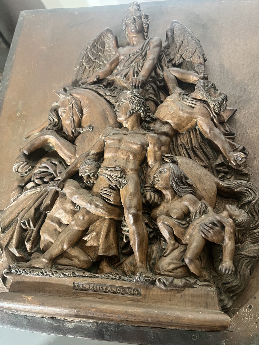2 bas relief  F.LAVASTRE 19 eme -photo-2