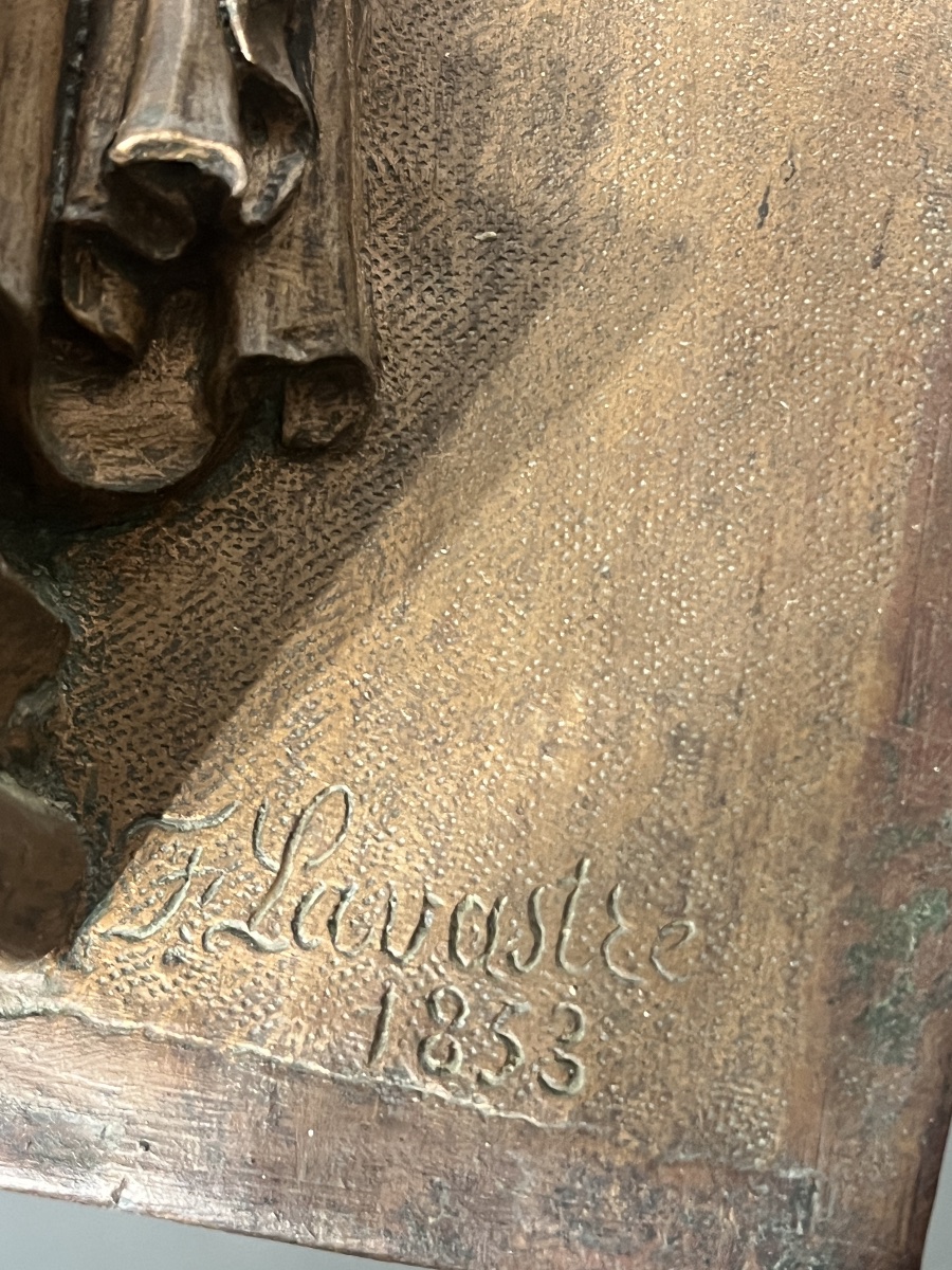 2 bas relief  F.LAVASTRE 19 eme -photo-2