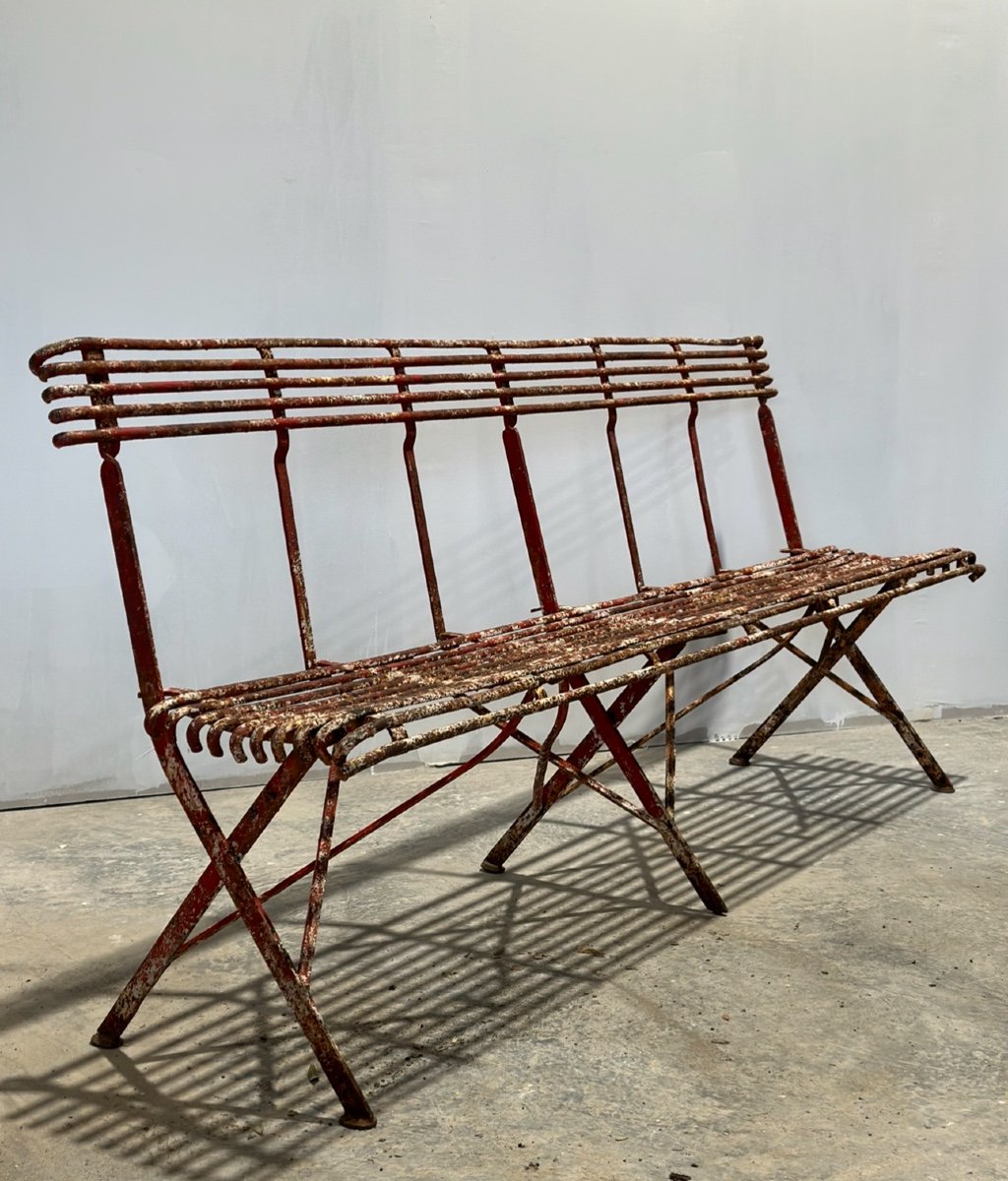 Grand Banc De Jardin Arras Fer Forgé 