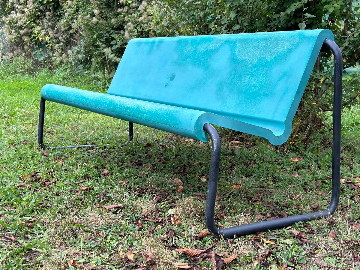 Banc De Jardin Willy Guhl En Fibre 