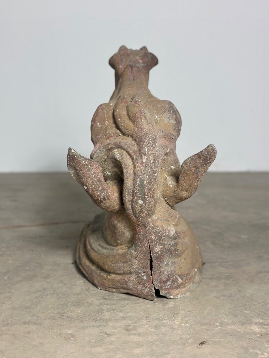 Tête De Cheval En Zinc-photo-3