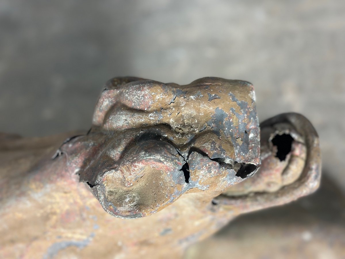 Tête De Cheval En Zinc-photo-2
